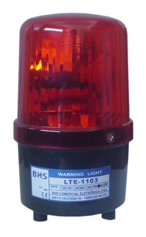 Giroflex Vermelho C/Alarme 220V Bhs